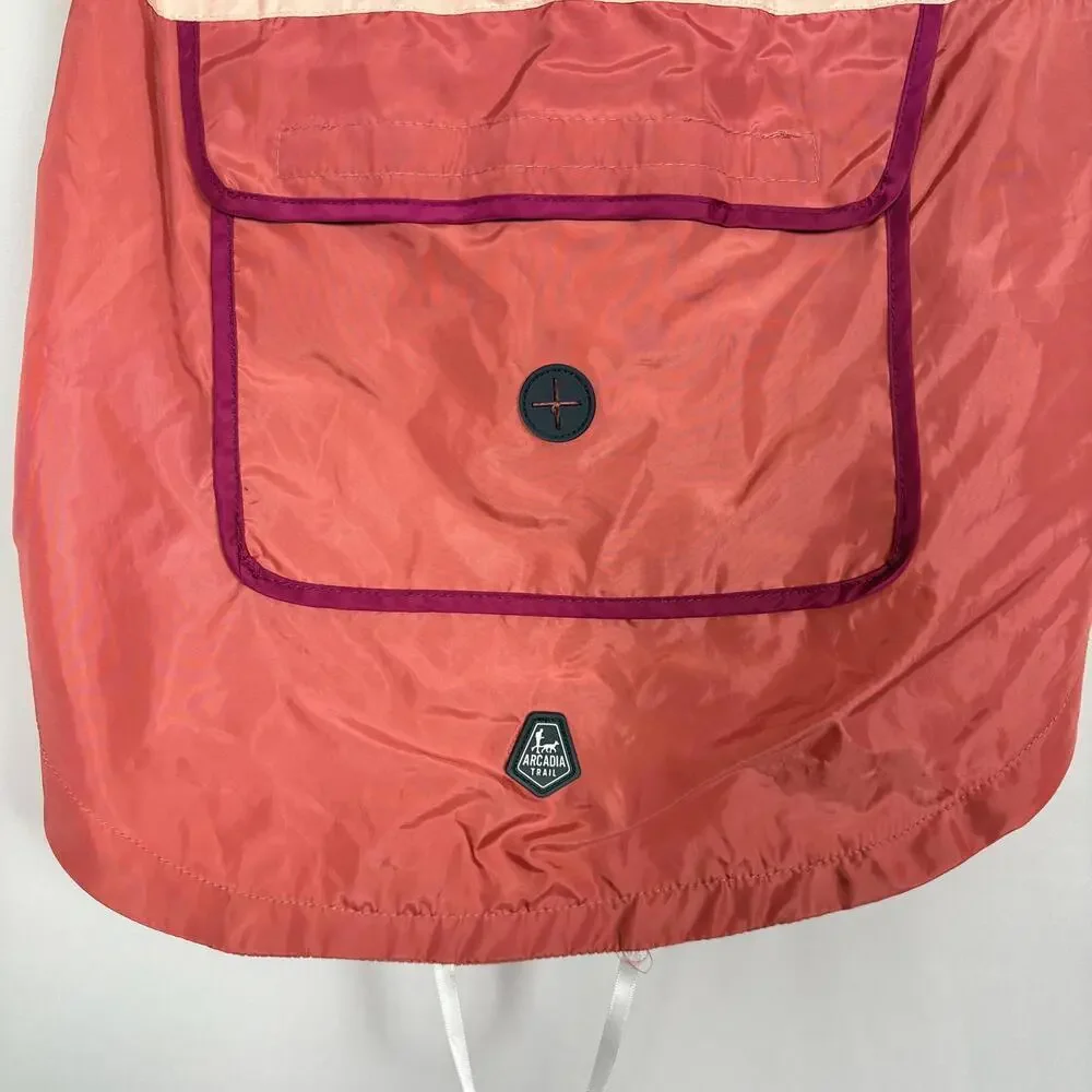 Arcadia Trail Dog Windbreaker Pink Hiking Outdoor Water-resistant Size: Large